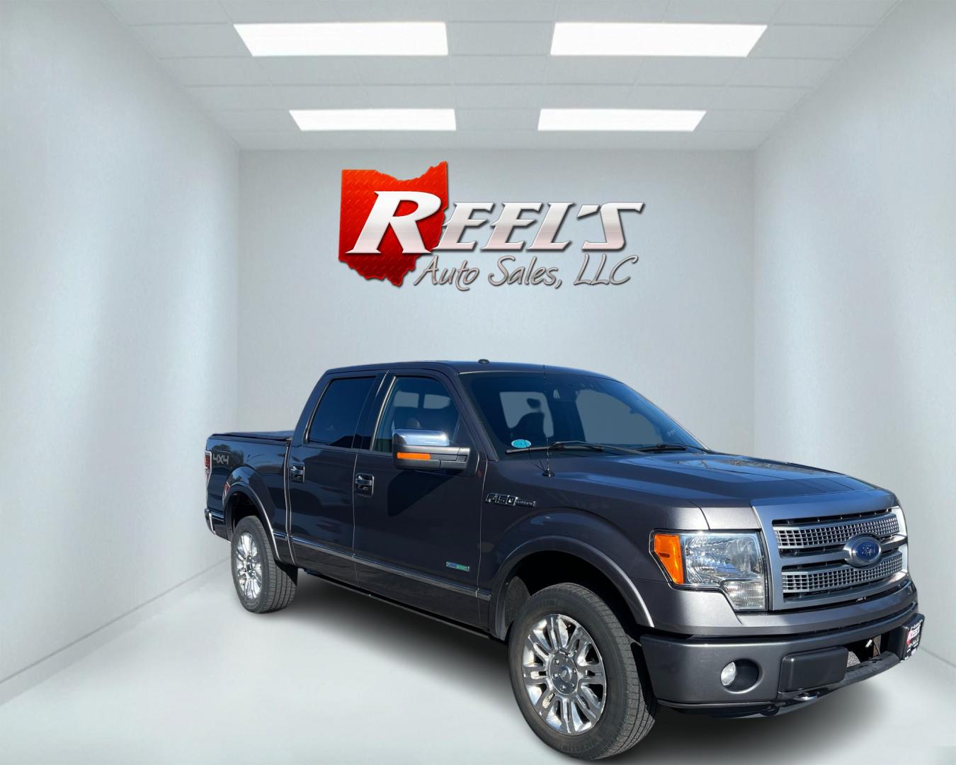 2012 Gray /Brown Ford F-150 Platinum Crew Cab 4WD (1FTFW1ET3CF) with an 3.5L V6 DOHC 24V TWIN TURBO engine, 6-Speed Automatic transmission, located at 11115 Chardon Rd. , Chardon, OH, 44024, (440) 214-9705, 41.580246, -81.241943 - Photo#2